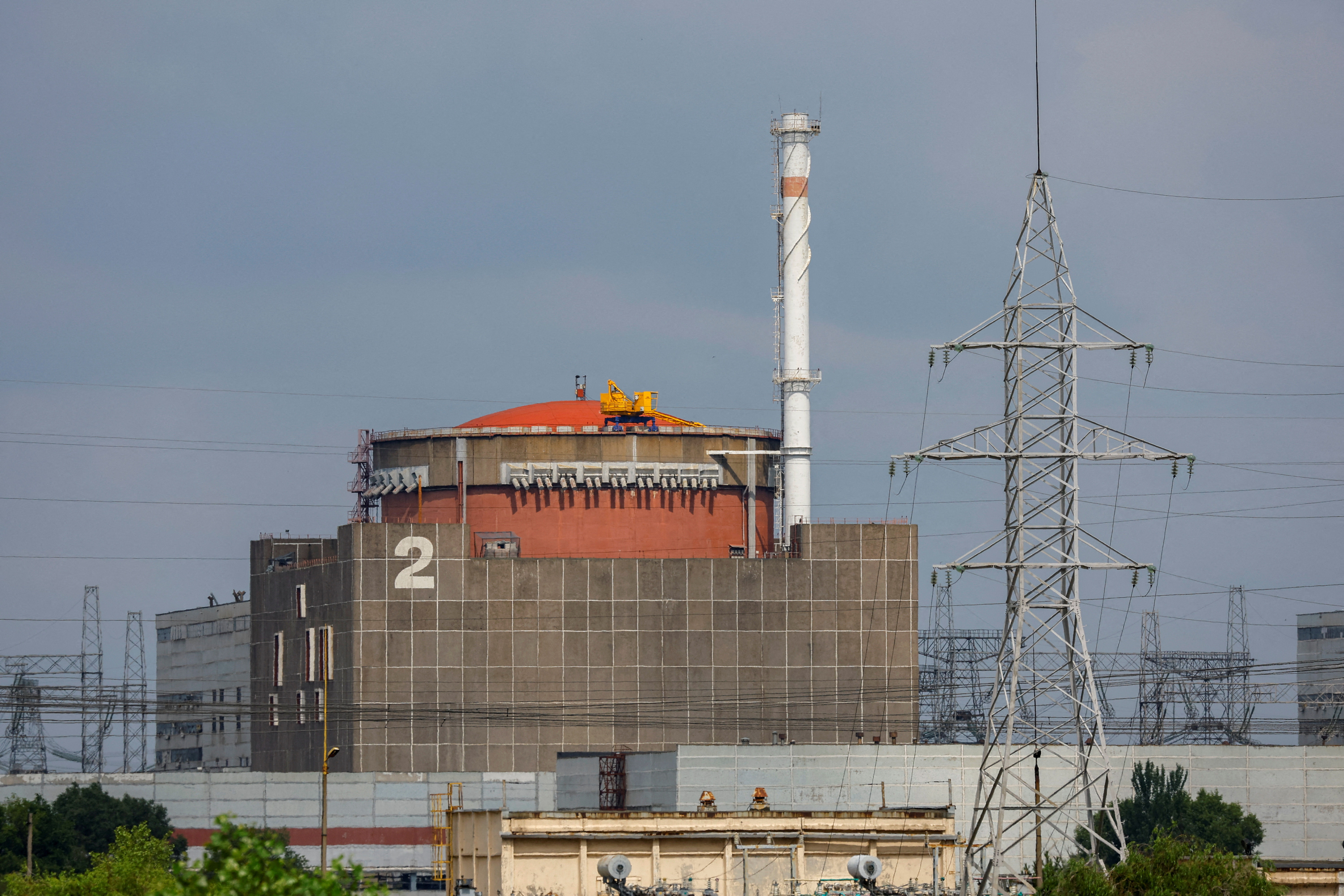 ▲札波羅熱核電廠（Zaporizhzhia nuclear power plant）。（圖／路透）