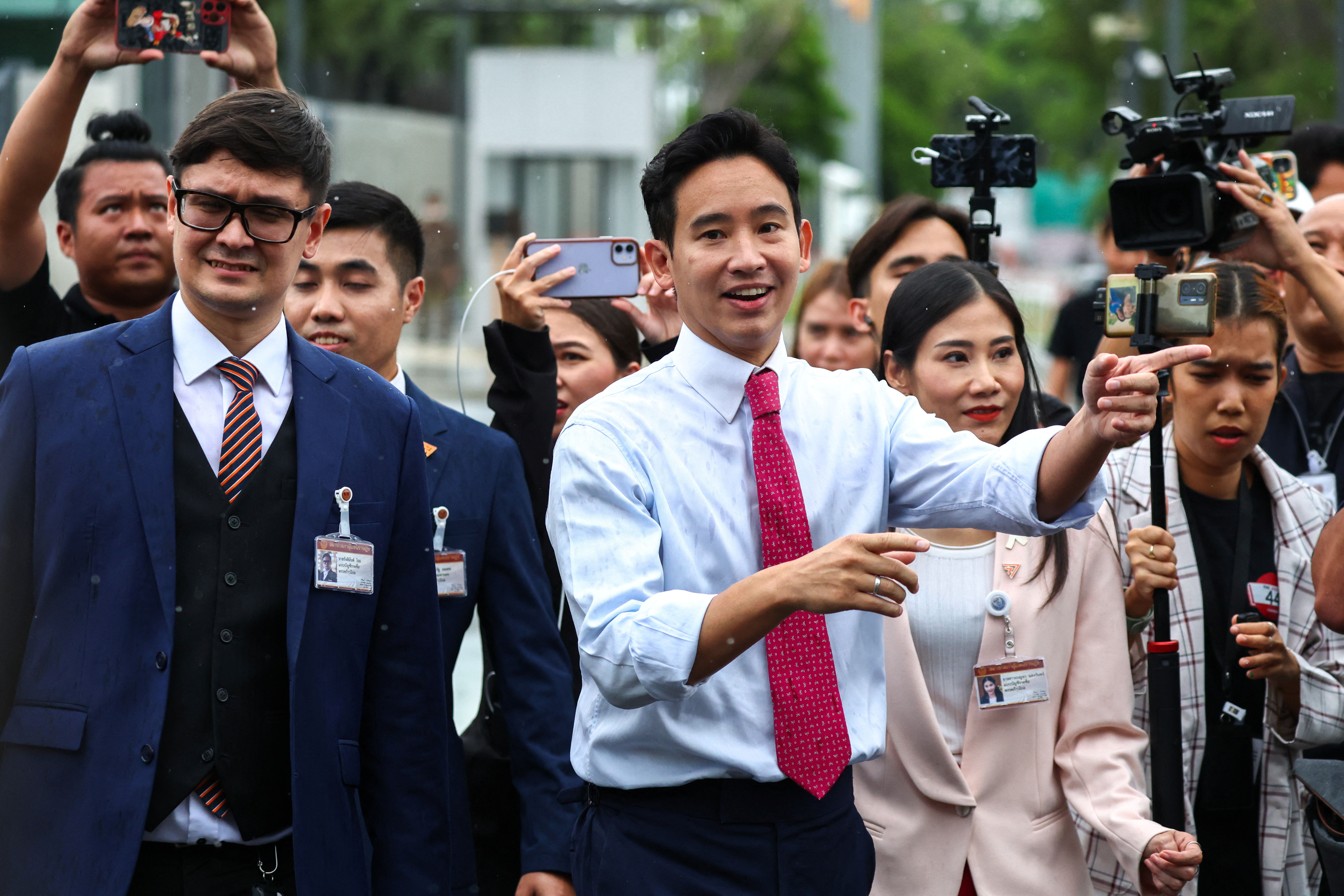 ▲泰國前進黨的皮塔有望成為新總理。（圖／路透）