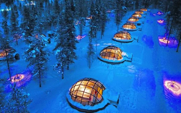▲超夢幻跨年計劃！北歐極光玻璃屋，躺著看極光。（圖／鳳凰旅遊提供）