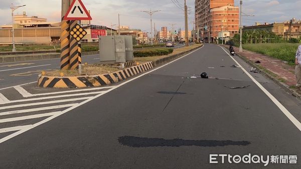 ▲▼快訊／高雄男騎士車禍頭部受創　送醫傷重不治。（圖／記者吳世龍翻攝）