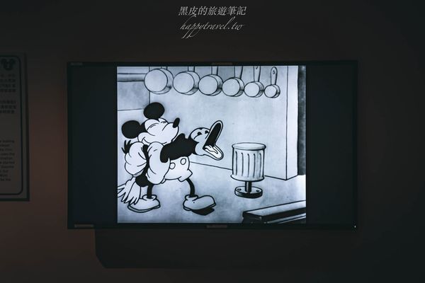 ▲▼ 可以勾起童年記憶的迪士尼動畫展，還有米老鼠的動畫介紹。（圖／黑皮的旅遊日記攝）