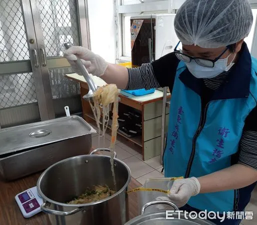 ▲上半年抽驗學校營養午餐　檢驗結果皆與規定相符。（圖／記者楊漢聲翻攝）