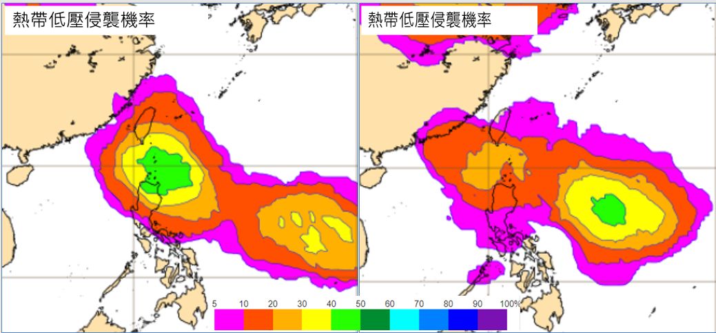 ▲▼高溫燈號。（圖／中央氣象局）