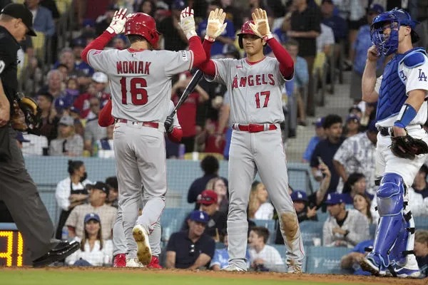 ▲大谷翔平本季第一百安出爐！  （圖／達志影像／美聯社）