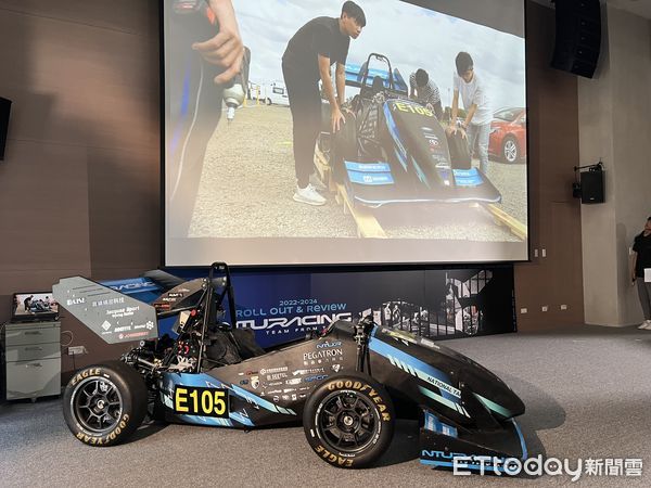▲▼台大最新電動車「Epsilon 4」亮相，去年底奪得澳洲學生賽企業特別獎。（圖／記者許敏溶攝）
