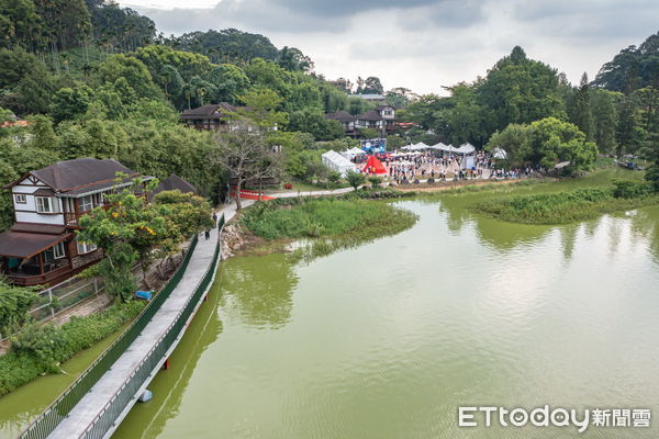 ▲麒麟潭水上步道結合南投星空季活動啟用。（圖／南投縣政府提供）