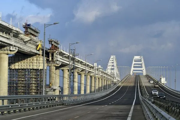 ▲▼ 克里米亞大橋（Crimean Bridge，又稱克赤大橋，Kerch Bridge）。（圖／達志影像／美聯社）
