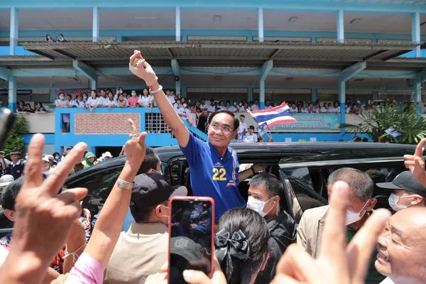 ▲▼泰國總理帕拉育（Prayuth Chan-ocha）宣布退出政壇。（圖／翻攝自Facebook／統一泰國建國黨）