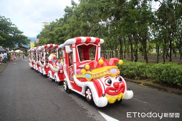 ▲夏日狂歡祭-小火車             。（圖／記者陳崑福翻攝，下同）