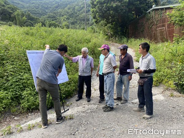 ▲卑南鄉富源村及溫泉村農路改善工程，預計10月18日完工通車。（圖／記者楊漢聲翻攝）