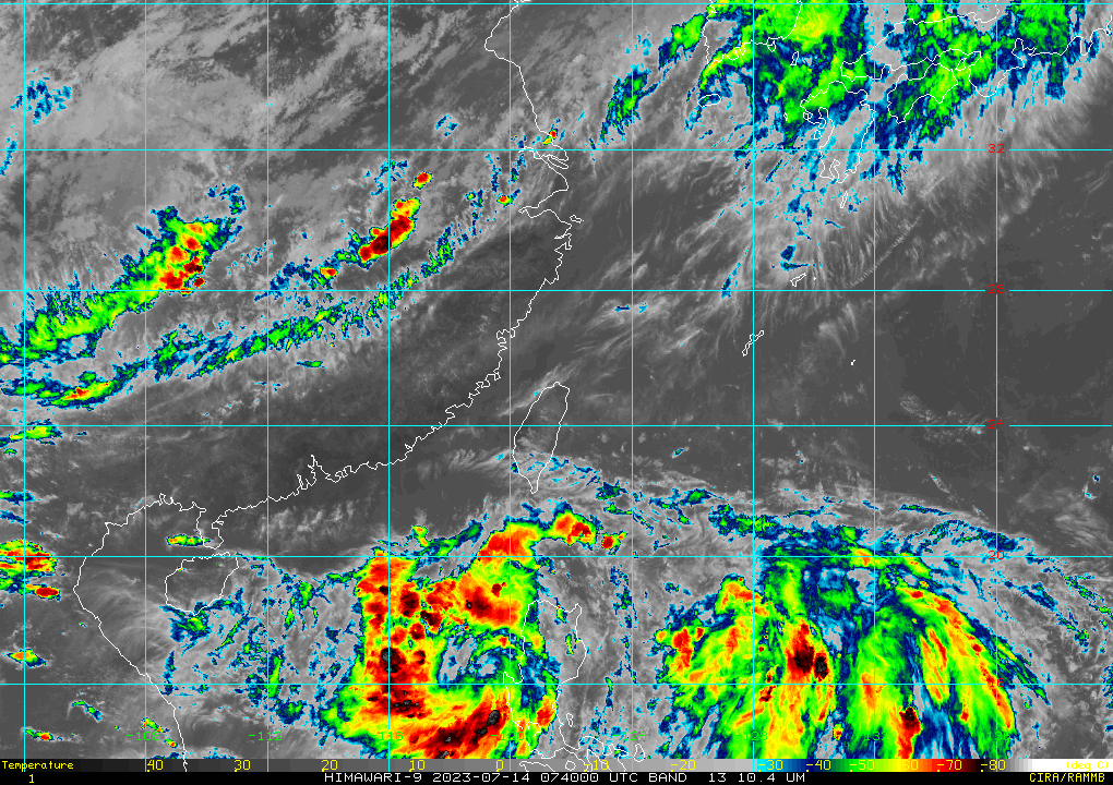 ▲▼菲律賓東方海面的熱帶性低氣壓將生成為今年第四號颱風「泰利」。（圖／翻攝自RAMMB） 