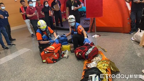 ▲新北市政府消防局辦理第1屆全國救護英雄競技高峰會，台南市消防局救護英雄獲得優等佳績。（圖／記者林悅翻攝，下同）