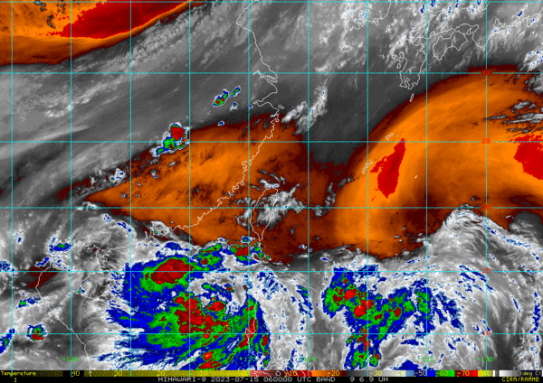 ▲▼菲律賓東方海面的熱帶性低氣壓生成為今年第四號颱風「泰利」。（圖／翻攝自RAMMB） 