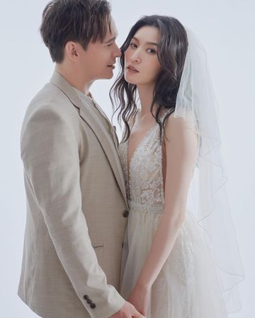 ▲倪安東、管罄登記結婚1年多，近日舉辦婚禮。（圖／翻攝自Instagram／kris_kuan）