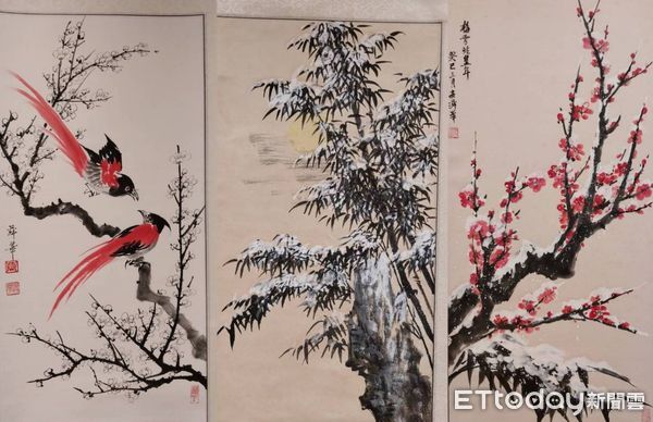 ▲安舜華畫作。（圖/記者張佩芬攝）