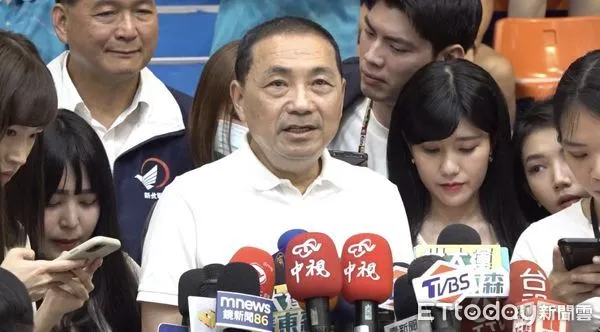 ▲侯友宜出席112年新北市盃羽球及桌球錦標賽暨友誼賽開幕典禮。（圖／記者許靖騏攝）