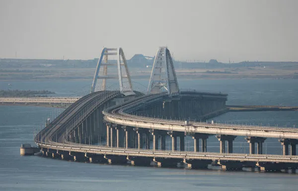 ▲▼ 克里米亞大橋（Crimean Bridge） 。（圖／路透）