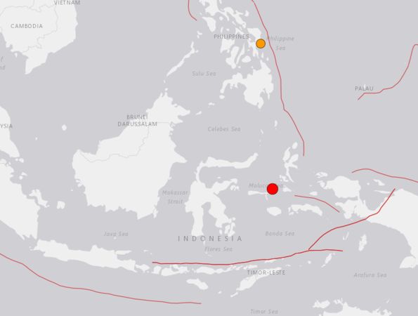 ▲▼ 印尼發生規模5.6地震。（圖／翻攝自USGS）