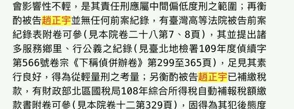 ▲趙正宇提供判決書內容。（圖／趙正宇提供）