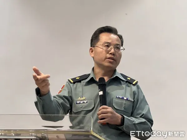 ▲國防部軍備局獲管處處長游玉堂少將。（圖／記者蘇晏男攝）