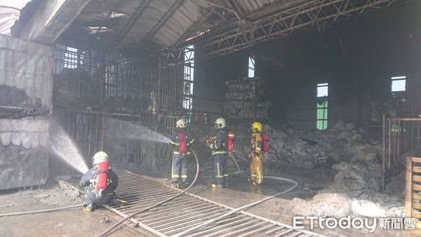 ▲彰化秀水鄉１間工廠火警。（資料圖／民眾提供）