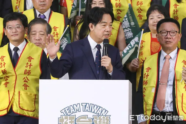 ▲民進黨總統參選人賴清德出席會計師後援會成立大會。（圖／記者林敬旻攝）