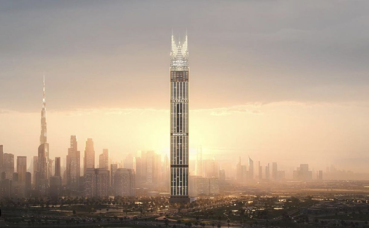 ▲Burj Binghatti Jacob & Co Residences`s hypertower。（圖／翻攝Burj Binghatti Jacob & Co Residences官方IG）