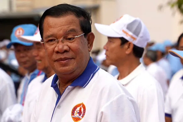 ▲▼柬埔寨70歲現任總理洪森（Hun Sen）。（圖／路透）