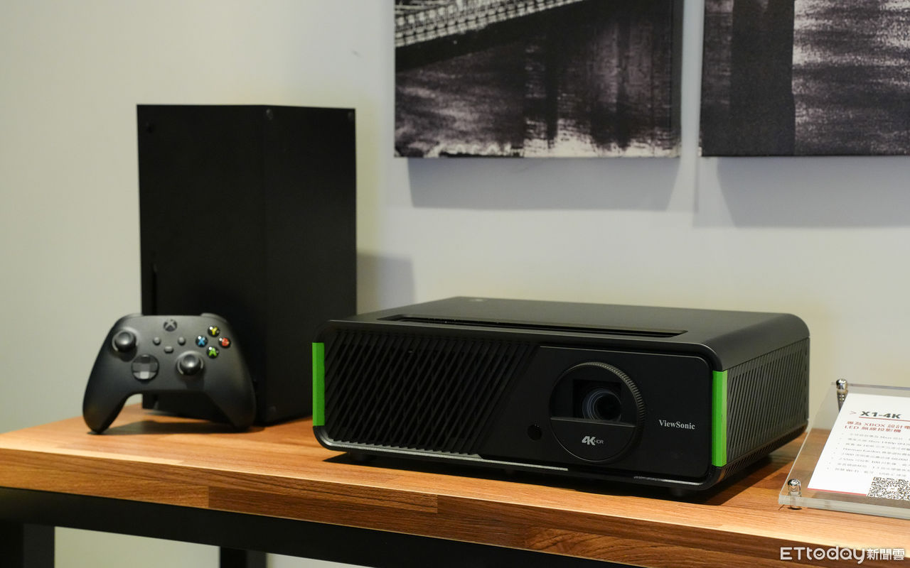 ▲ ViewSonic 推出專為 Xbox 所設計投影機產品。（圖／記者樓菀玲攝）