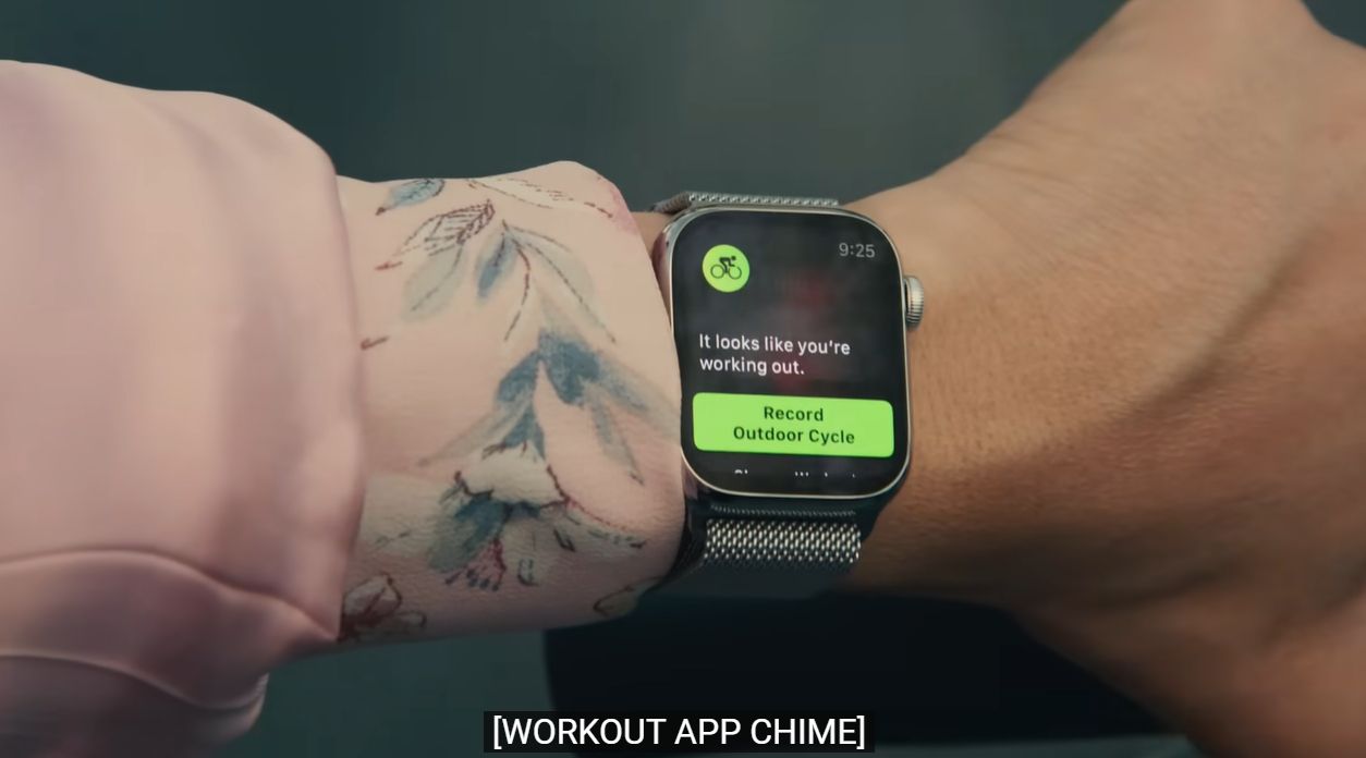 ▲疑似新款Apple Watch。（圖／翻攝自YouTube／Apple）