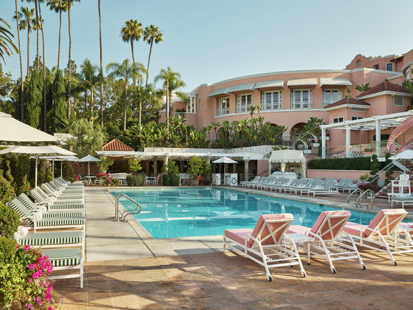 ▲▼加州洛杉磯「The Beverly Hills Hotel」。（圖／Booking.com提供）