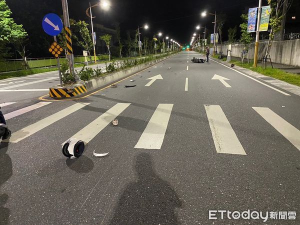 ▲▼花蓮市中興路與民光路口昨發生一起死亡車禍。（圖／柯政誟翻攝）