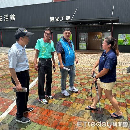 ▲綠委蔡培慧過去強打竹山治水政績。（圖／游顥服務團隊提供）