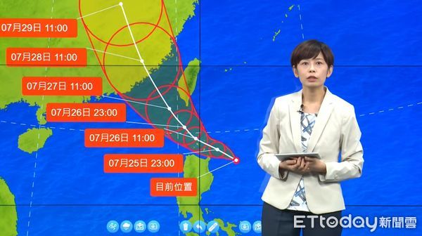 ▲▼杜蘇芮颱風來襲，氣象局11:40說明。（圖／翻攝氣象局直播）