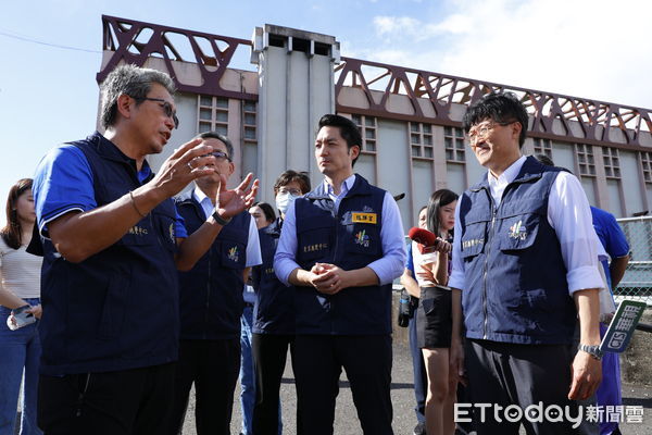 ▲▼中颱杜蘇芮進逼台灣，台北市長蔣萬安因應颱風來襲，特別視察建國抽水站及總管理中心防颱整備情形。（圖／記者湯興漢攝）