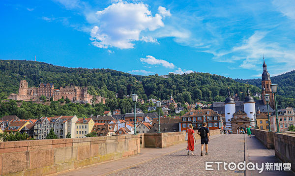 ▲▼德國海德堡，海德堡老橋，Alte Brücke Heidelberg，德國旅遊。（圖／記者蔡玟君攝）