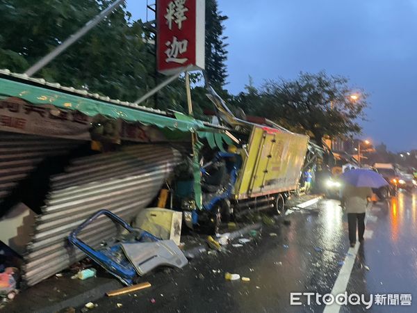 ▲台東市車禍。（圖／記者楊漢聲翻攝，下同）