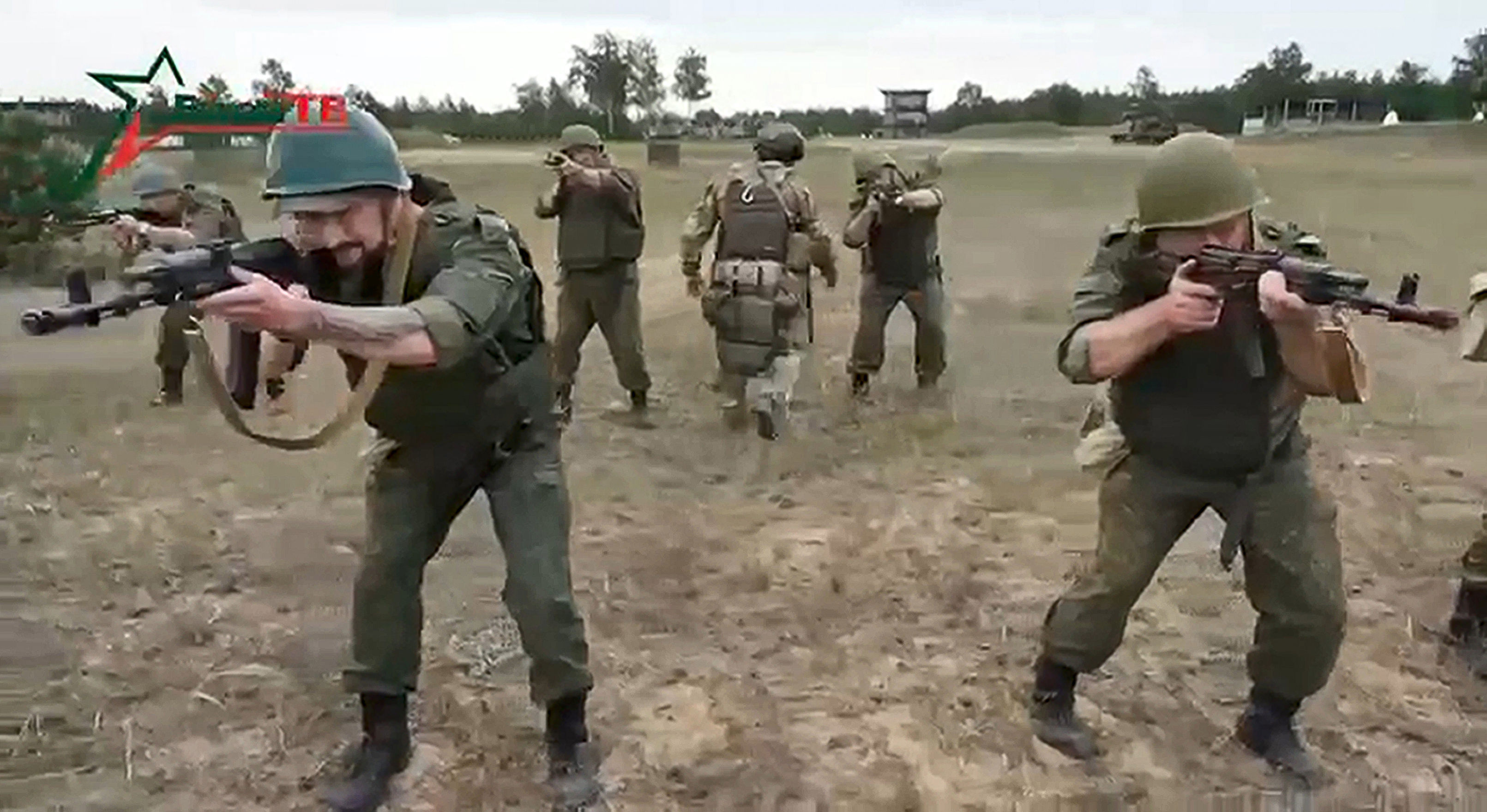▲▼瓦格納與白俄羅斯安全部隊進行聯合軍演。（圖／達志影像／美聯社）