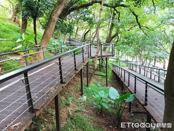 ▲虎頭山全齡友善步道,虎頭山步道,桃園旅遊。（圖／記者彭懷玉攝）