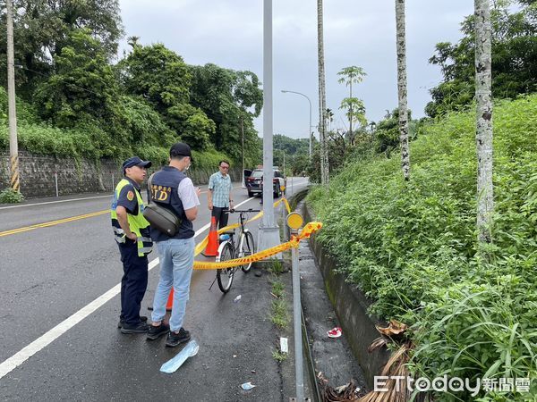 ▲雲林老翁騎腳踏車出門，離奇陳屍在嘉義無水水溝內。（圖／記者翁伊森翻攝，下同）