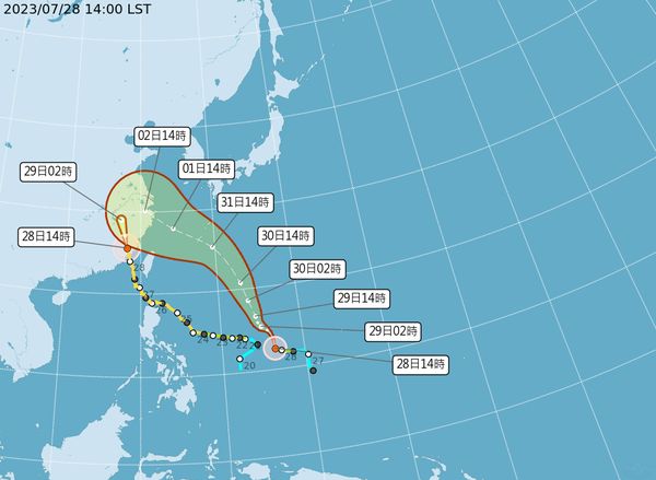 快訊／杜蘇芮海陸警正式解除！「卡努」加速推進 連2天全台有雨 | ETtoday生活新聞 | ETtoday新聞雲