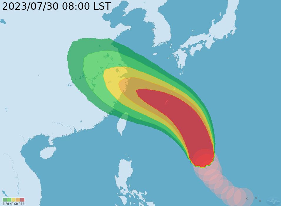 ▲▼卡努颱風。（圖／氣象局）