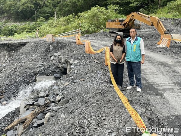 ▲颱風重創霧台鄉大武部落           。（圖／安泰醫院提供，下同）