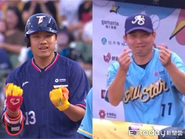 ▲▼    林子豪、林岳平      。（圖／截自CPBL.TV）