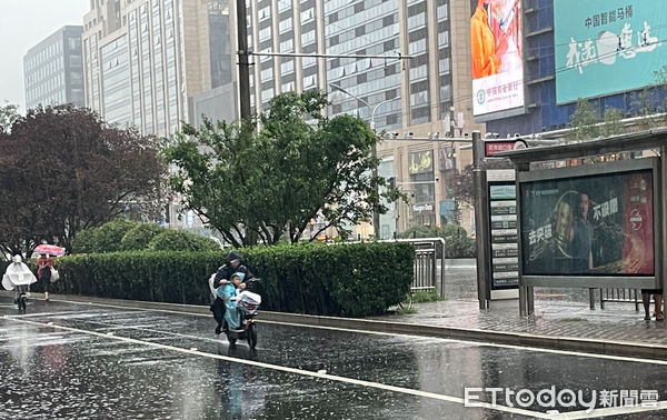 ▲▼ 北京暴雨 。（圖／記者蔡儀潔攝）