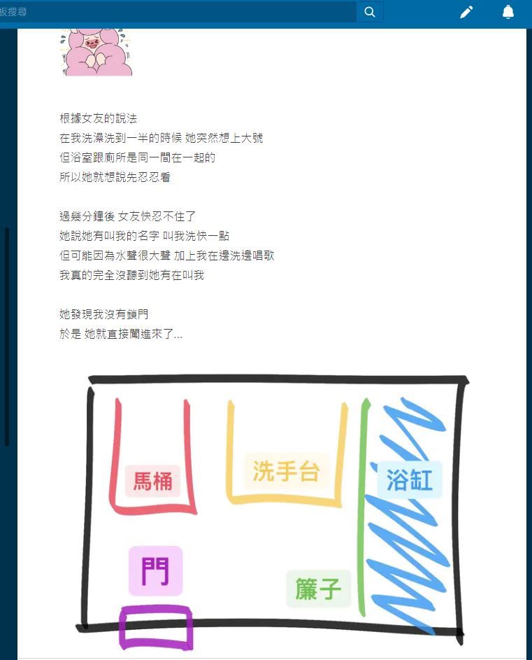 ▲▼。（圖／翻攝自Dcard）