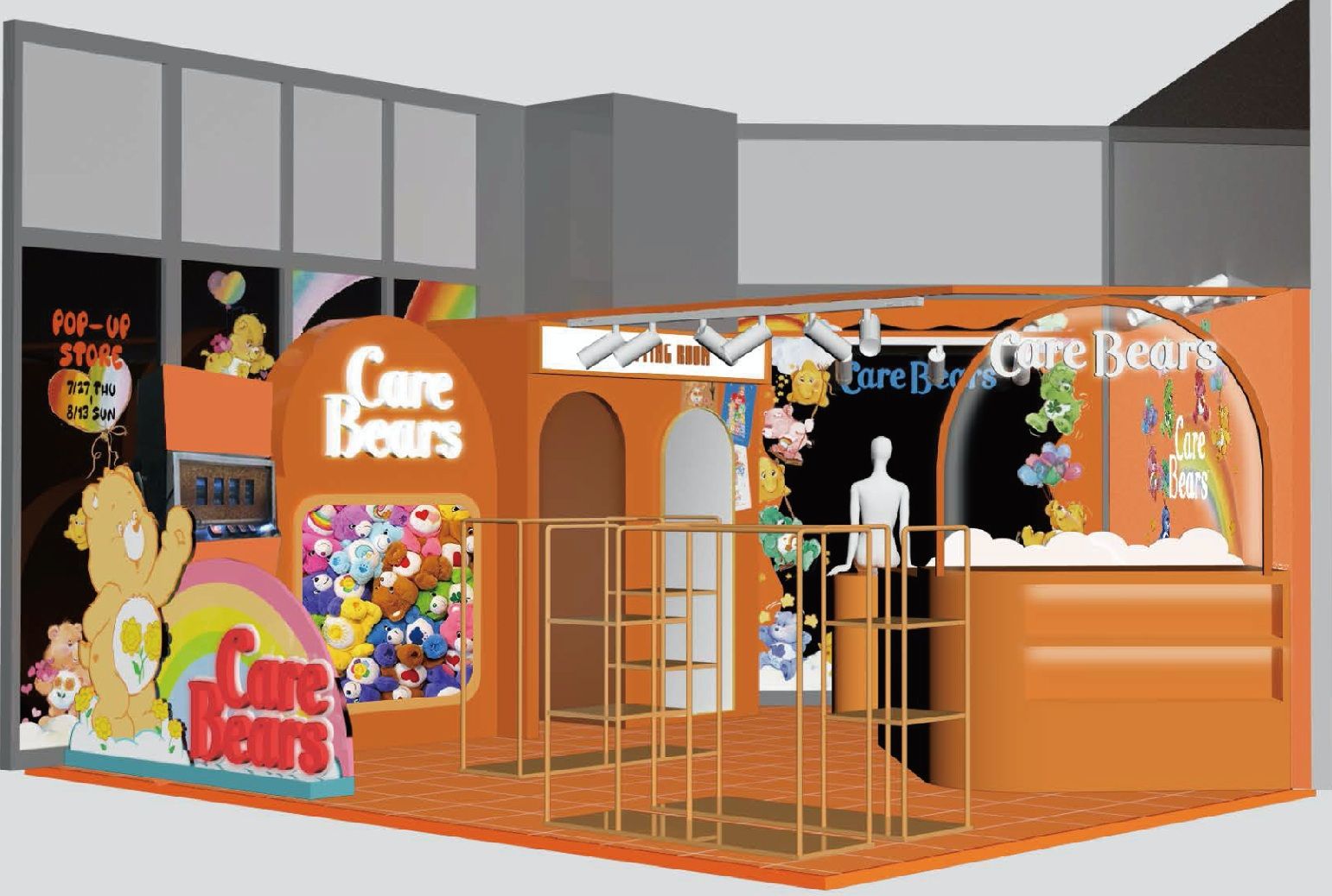 ▲▼ Care Bears快閃店首登台 。（圖／記者張毓容攝、品牌提供）