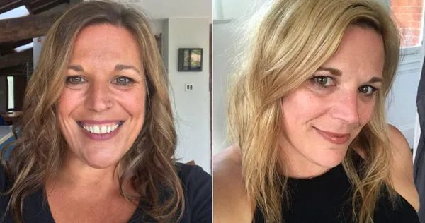 英國一名46歲女子去年以為只是得了小感冒，竟嚴重到必須將雙腿截肢。（圖／翻攝自Beth Budgen臉書）