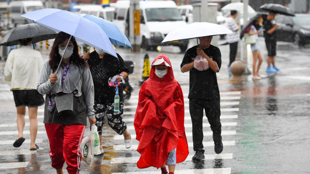 ▲▼北京暴雨。（圖／新華社）