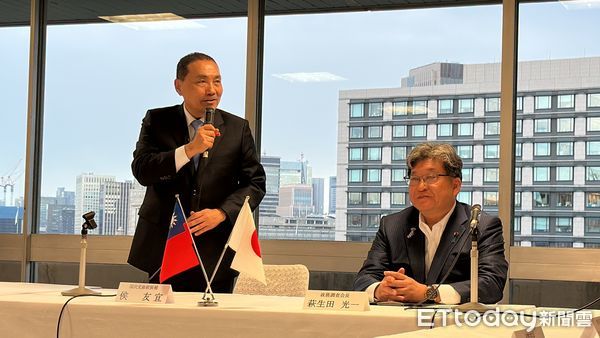 ▲▼    侯友宜赴日本自民黨部會見政調會長、「安倍接班人」萩生田光一  。（圖／記者崔至雲攝）